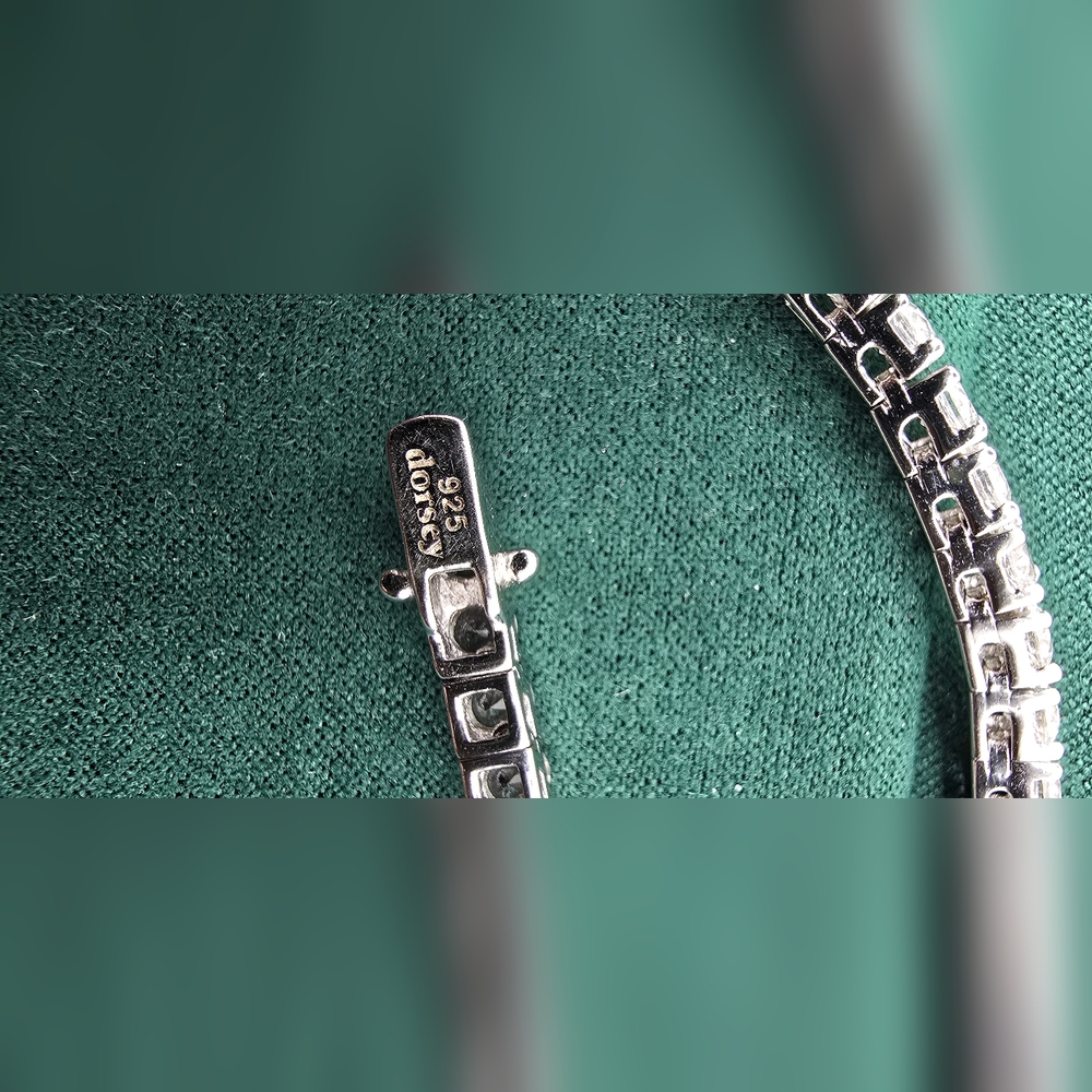Dorsey Kate Rivière Necklace 3.75MM Lab White Sapphire 16" - Picture 5 of 9
